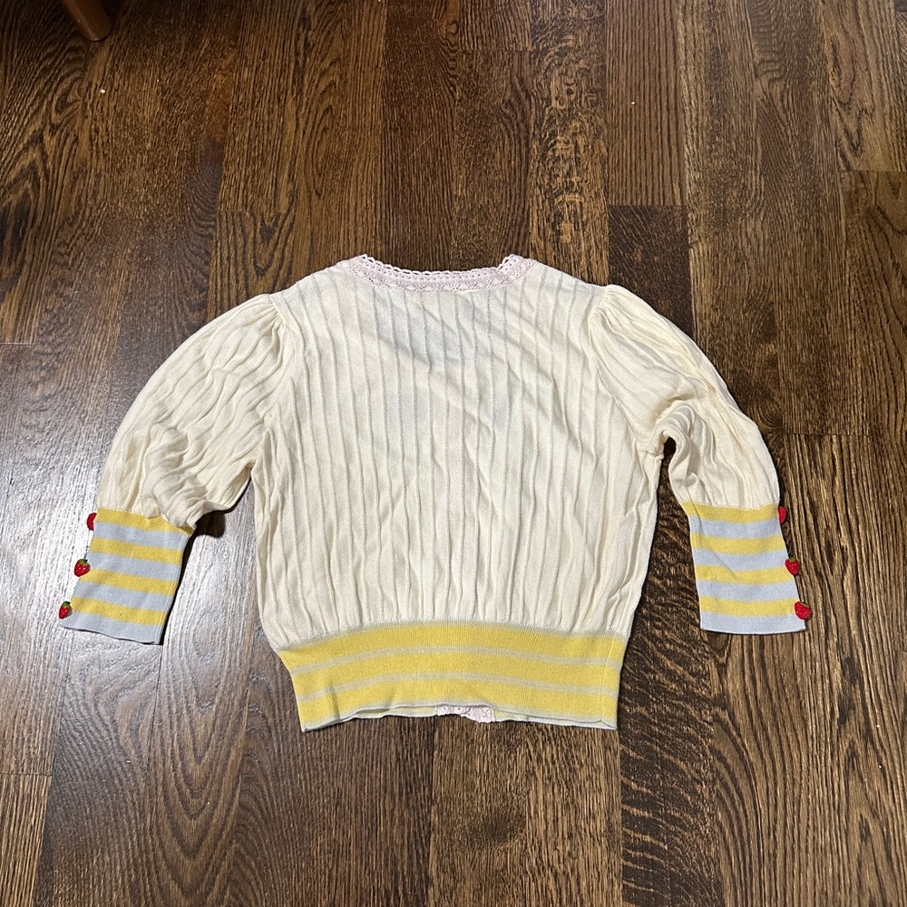 Loveshackfancy Strawberry Sweater - image 2